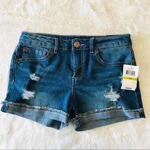 NWT Lucky Brand 🍀 distressed girls shorts